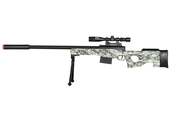 UK Arms Spring Rifle w/ Scope ( Green Digital )