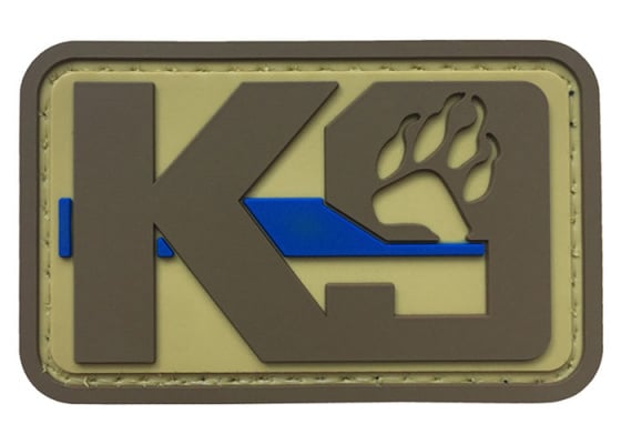 G-Force K9 Dog Paw PVC Morale Patch ( Option )