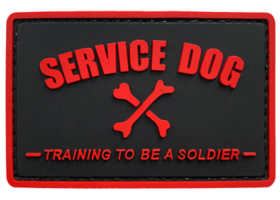 G-Force Service Dog Training to Be a Soldier PVC Morale Patch ( Option )