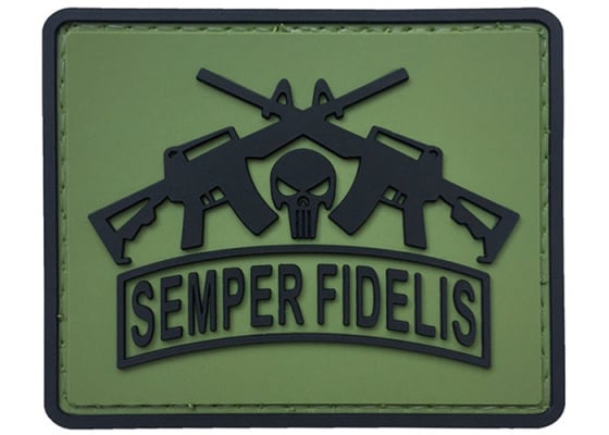 G-Force Semper Fidelis PVC Morale Patch ( Green )