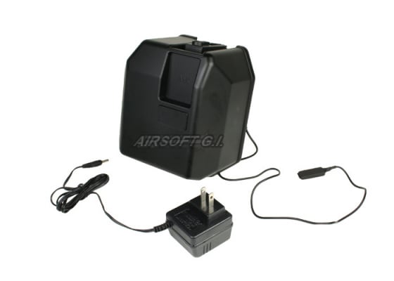 A&K M4 / M16 5000 rd. AEG High Capacity Motorized Box Magazine ( Black )