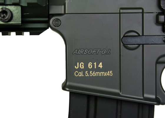 JG 614 AEG Airsoft Rifle w/ LE Stock ( Black )