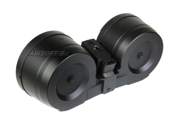 UK Arms AK Series 2500 rd. AEG High Capacity C-Magazine ( Black )