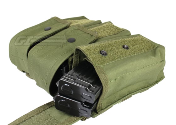 Condor Outdoor Molle Triple AK Magazine Pouch ( OD Green )