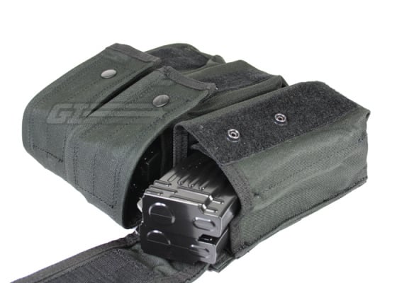 Condor Outdoor Molle Triple AK Magazine Pouch ( Black )