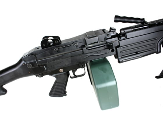 A&K M249 MKII AEG Airsoft LMG ( Black )