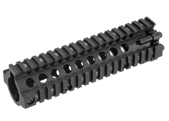 Ranger Armory 8" Quad Picatinny M4 Handguard Rail System For Airsoft Rifles ( Black )