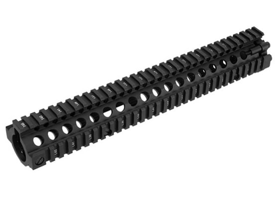 Ranger Armory 12" Quad Picatinny M4 Handguard Rail System For Airsoft Rifles ( Black ) Ranger Armory 12" Quad Picatinny M4 Handguard Rail System For Airsoft Rifles ( Black )