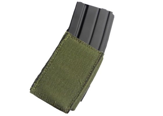 TMC Velcro 5.56 Mag Pouch w/ MOLLE ( OD Green )