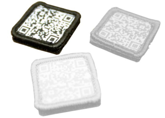 TMC QR Code Velcro Patch ( Black )