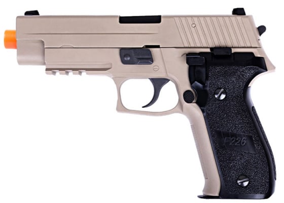 WE Tech F226 MK25 Gas Blowback Airsoft Pistol ( Tan )