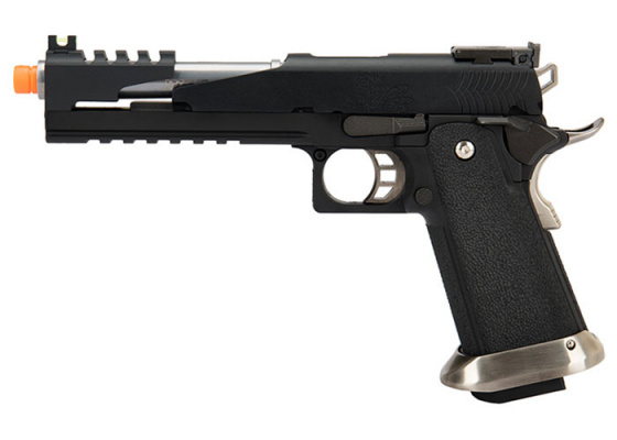 WE Tech 1911 Hi-Capa T-Rex Competition Gas Blowback Airsoft Pistol With Top Vents ( Option )