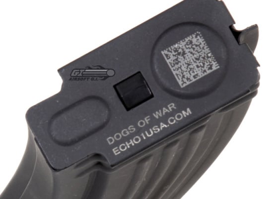 Echo 1 Dogs of War AK47 130 rd. AEG Mid Capacity Magazine ( Black )