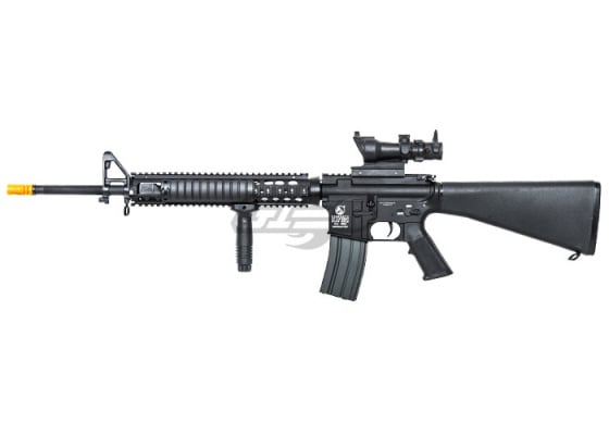 Classic Army Full Metal M15A4 Rifle SPR RIS Airsoft Rifle ( Black )