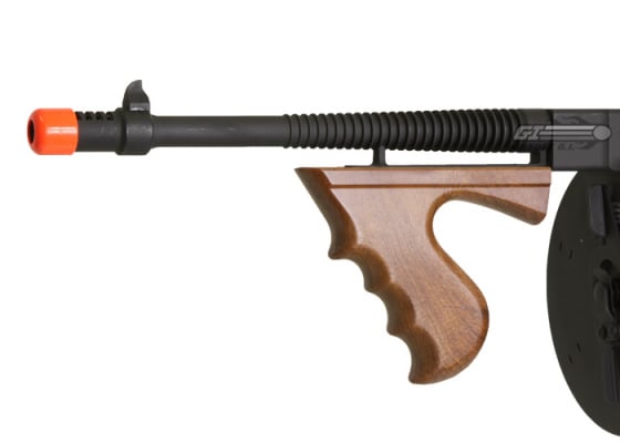 CYMA Thompson Chicago Typewriter AEG Airsoft SMG ( Imitation Wood )