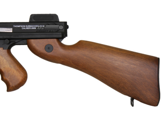 CYMA Thompson Chicago Typewriter AEG Airsoft SMG ( Imitation Wood )