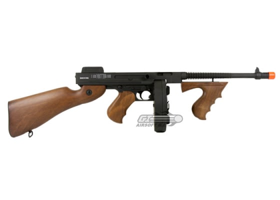 CYMA Thompson Chicago Typewriter AEG Airsoft SMG ( Imitation Wood )