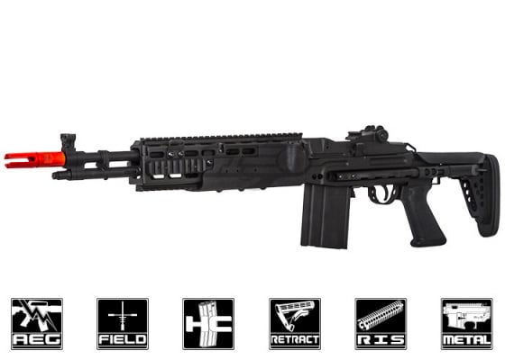 JG JG1403 M14 EBR Sniper AEG Airsoft Rifle ( Black )