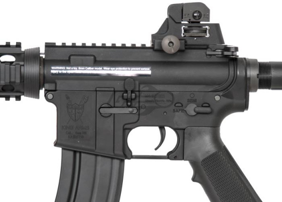 King Arms Nylon M4A1 RIS Carbine AEG Airsoft Rifle ( Black )