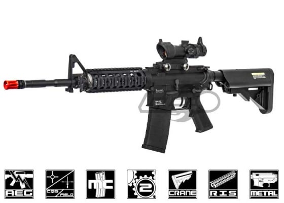 KWA KM4 RIS 2GX M4 Carbine AEG Airsoft Gun ( Black )