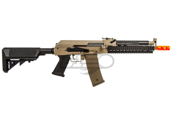 Lancer Tactical LT11T AK Tactical RIS Carbine AEG Airsoft Rifle ( Tan ) Lancer Tactical LT11T AK Tactical RIS Carbine AEG Airsoft Rifle ( Tan )