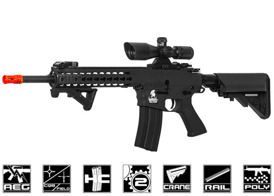 Lancer Tactical LT12K M4 Keymod Carbine AEG Airsoft Rifle ( Option )