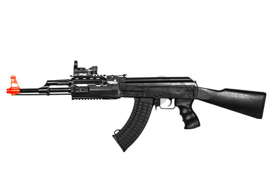 Lancer Tactical LT16A AK47 Tactical AEG Airsoft Rifle ( Black )