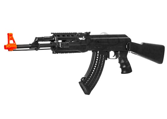Lancer Tactical LT16A AK47 Tactical AEG Airsoft Rifle ( Black )