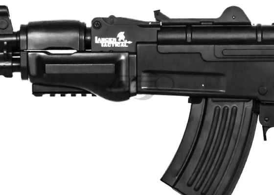 Lancer Tactical LT16B AK47 BETA Spetsnaz Carbine AEG Airsoft Rifle ( Black )