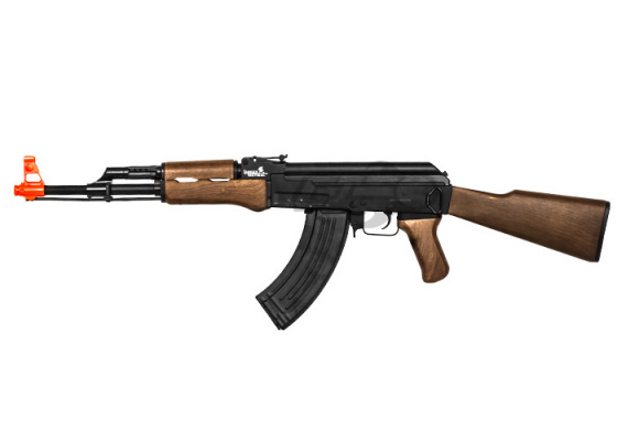 Lancer Tactical LT16D AK47 AEG Airsoft Rifle ( Imitation Wood )