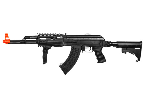 Lancer Tactical LT16E AK47 Tactical AEG Airsoft Rifle ( Black )