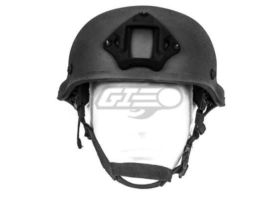 Lancer Tactical MICH 2002 Helmet w/ NVG Mount ( Black )