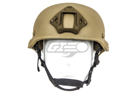 Lancer Tactical MICH 2002 Helmet w/ NVG Mount ( Flat Dark Earth )