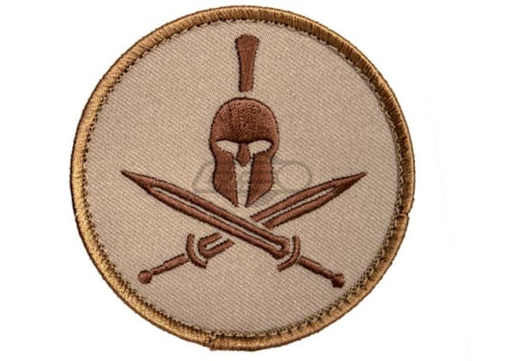 Mil-Spec Monkey Spartan Helmet Patch ( Desert )