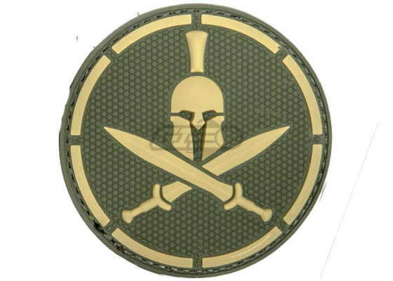Mil-Spec Monkey Spartan Helmet PVC Patch ( Multicam )
