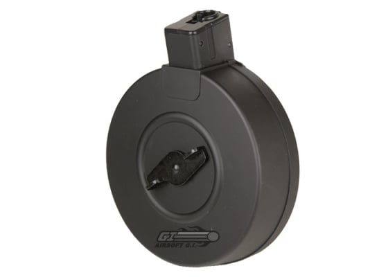 Tokyo Marui Scorpion 370 rd. AEG High Capacity Drum Magazine ( Black )
