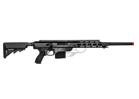 Action Army AAC-21 Bolt Action Gas Sniper Airsoft Rifle ( Black )