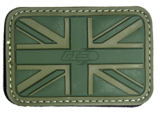 Emerson UK Flag PVC Patch ( OD Green )