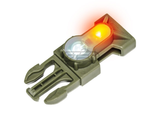 FMA S-Lite Mil-Spec Side Release Buckle Strobe Light ( Foliage / Orange Light )
