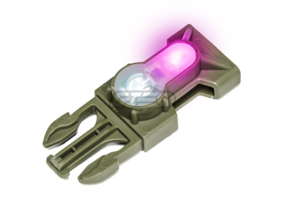 FMA S-Lite Mil-Spec Side Release Buckle Strobe Light ( Foliage / Pink Light )
