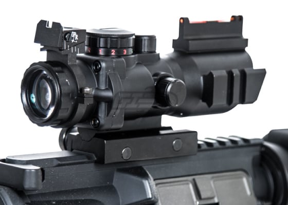 AIM Sports Fiber Optic 4x32 Tactical Compact Scope ( Arrow Reticle )
