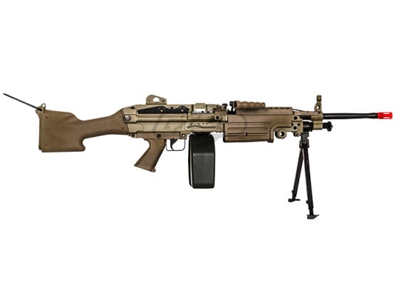 A&K Desert M249 MKII AEG Airsoft LMG ( Tan )