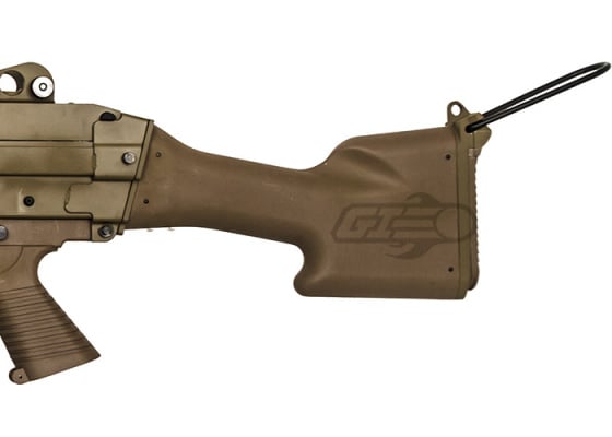 A&K Desert M249 MKII AEG Airsoft LMG ( Tan )