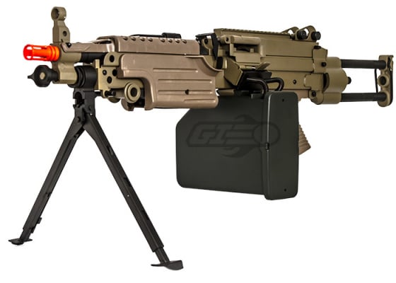 A&K Desert M249 PARA AEG Airsoft LMG ( Tan )