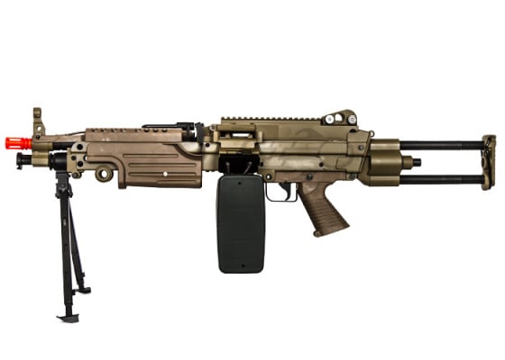 A&K Desert M249 PARA AEG Airsoft LMG ( Tan )