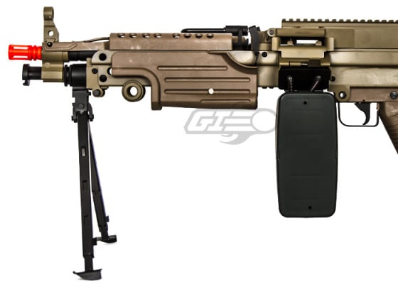A&K Desert M249 PARA AEG Airsoft LMG ( Tan )