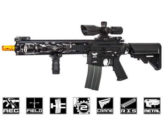 Apex Tactics Charlie M4 Carbine AEG Airsoft Rifle ( Black )