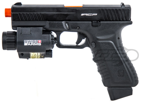 APS ACP Action Combat CO2 Airsoft Pistol ( Black )