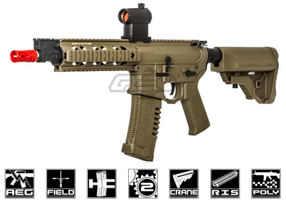 Ares Amoeba AM08 M4 CQB Carbine AEG Airsoft Rifle ( Flat Dark Earth )