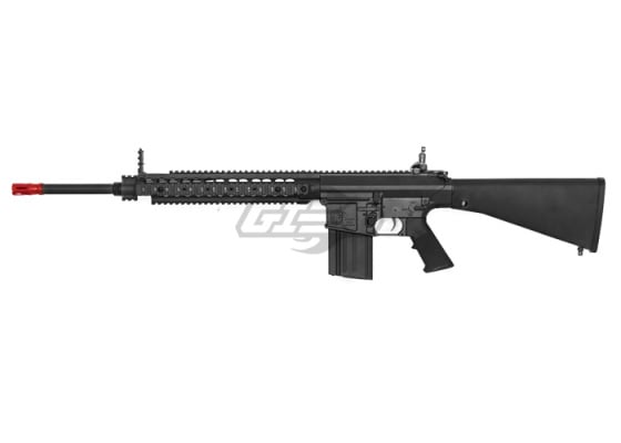 Knight's Armament Full Metal M110 SASS W/ETS AEG Airsoft Gun ( Black ) by ARES